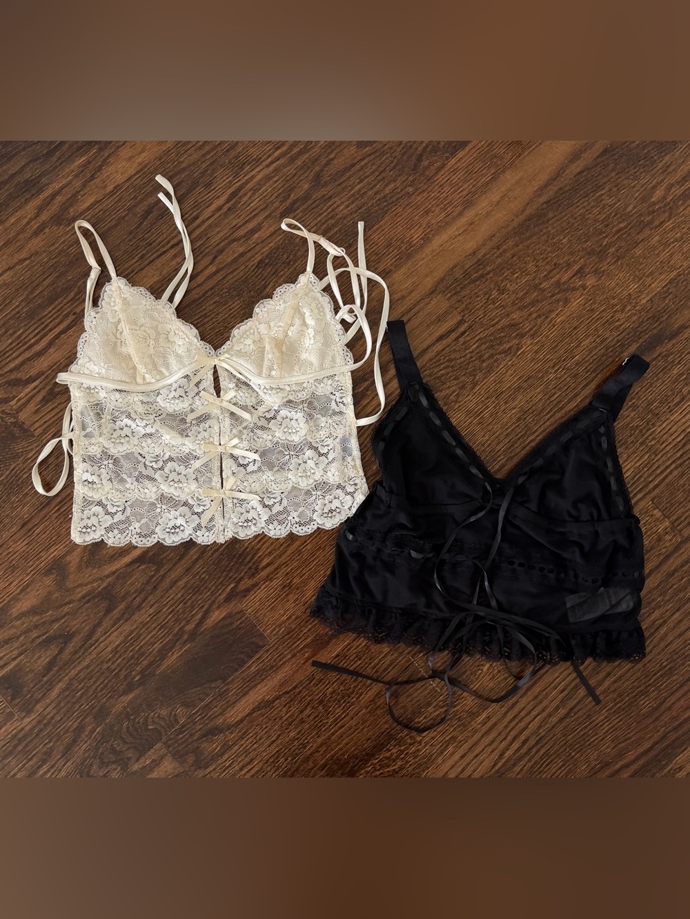 Edikted Rita Lace Bra Tank Top y2k BUNDLE